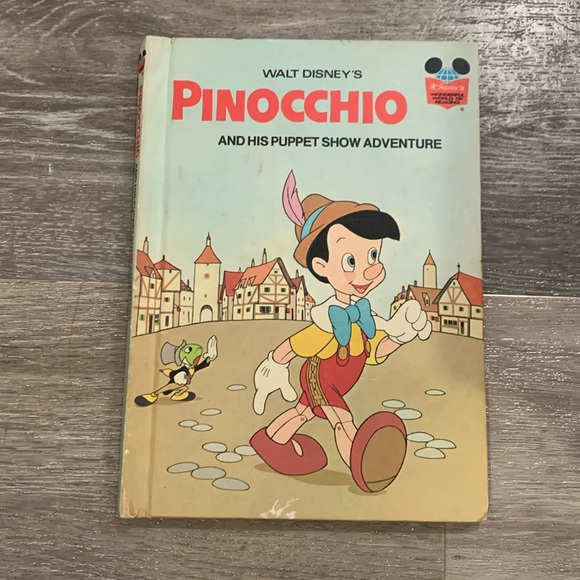 *Vintage* 1973 Walt Disney Pinocchio and His Puppet Show Adventure - Picture 1 of 4